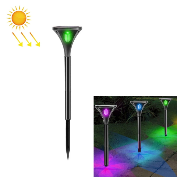 TS-S5206 4 LED Four-Sided Luminous Solar Lawn Lamp Ground Plug Light, Color temperature: Colorful Gradient - Solar Lights by buy2fix | Online Shopping UK | buy2fix