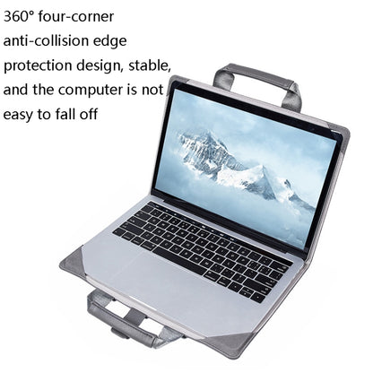 Book Style Laptop Protective Case Handbag For Macbook 13 inch(Camel + Power Bag) - Protective Bags by buy2fix | Online Shopping UK | buy2fix