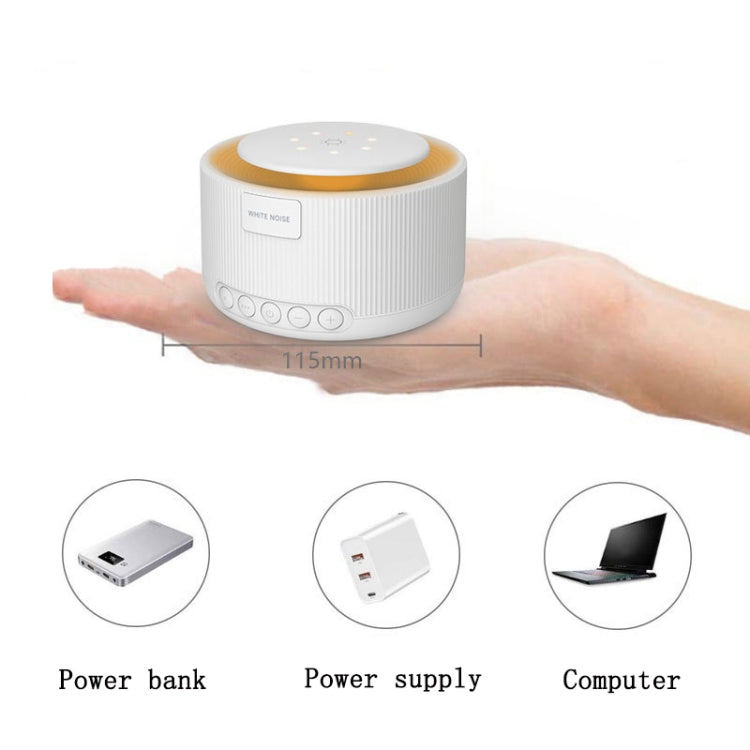 Smart Warm Light White Noise Sleep Instrument - Massage & Relaxation by buy2fix | Online Shopping UK | buy2fix