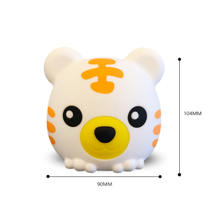 DA006 LED Colorful Tiger Silicone Night Light, Type: Battery Power - Night Lights by buy2fix | Online Shopping UK | buy2fix