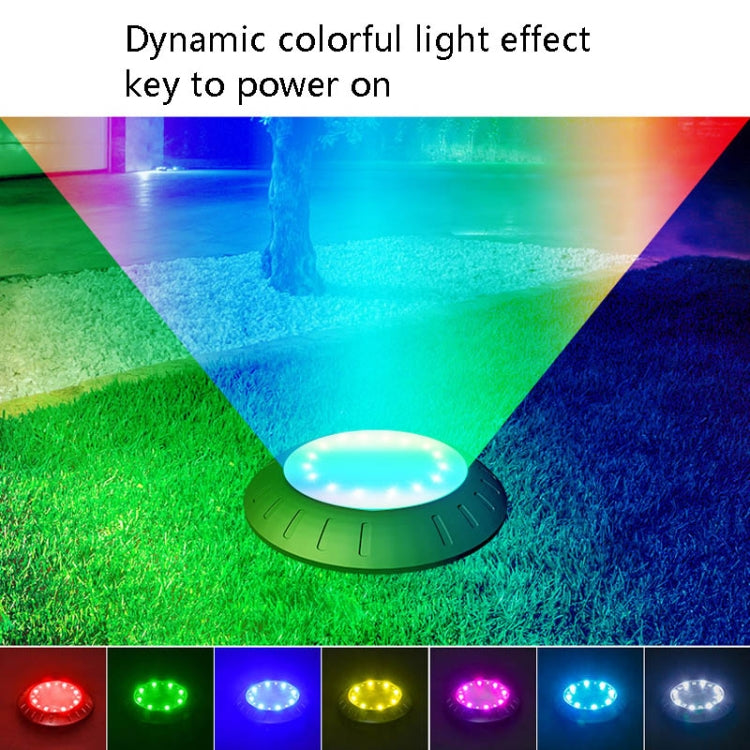 LED Solar Buried Light Garden Decoration Park Grass Ground Lamp(RGB+Cool White) - Buried Lights by buy2fix | Online Shopping UK | buy2fix