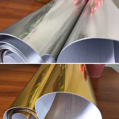 30cm x 100cm Glossy Metal Self Adhesive Vinyl Film DIY Cup Sticker Car Sticker, Color: Silver - Decorative Sticker by buy2fix | Online Shopping UK | buy2fix