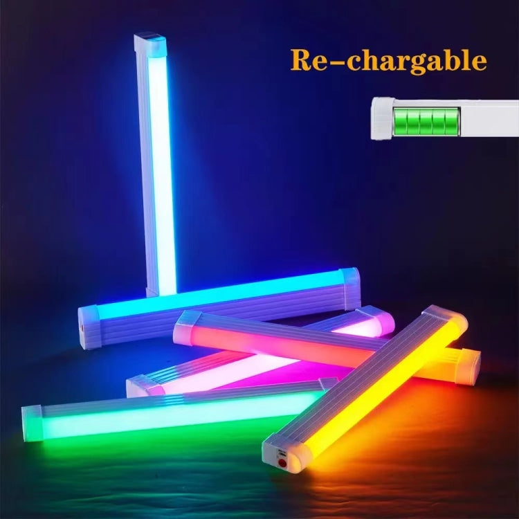 32cm Handheld Light Stick Ambient Light Rechargeable Emergency Light Tube Live Fill Light(Ice Blue) - LED Blubs & Tubes by buy2fix | Online Shopping UK | buy2fix