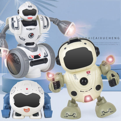 Intelligent Early Education Sound and Light Mechanical Robot Toys, Color: 4 Blue - RC Robots by buy2fix | Online Shopping UK | buy2fix