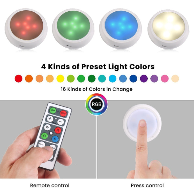 Ambience Pat Light Bedside Eye Protection Night Light, Color: RGBW Color Light Charging(1pcs No Remote Control) - Novelty Lighting by buy2fix | Online Shopping UK | buy2fix