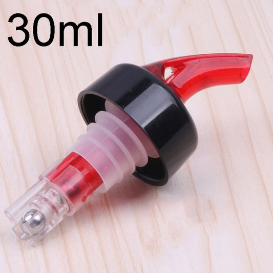 Quantitative Wine Pourer Red Wine Cork Wine Stopper 30ml Red - Bottle Stopper by buy2fix | Online Shopping UK | buy2fix