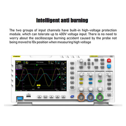 FNIRSI 2 In 1 Dual-Channel 100M Bandwidth Digital Oscilloscope 1GS Sampling Signal Generator, EU Plug 1014D - Digital Multimeter by FNIRSI | Online Shopping UK | buy2fix