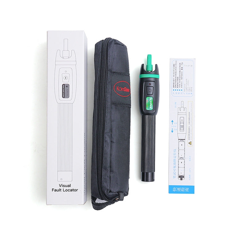 KomShine Metal Visible Laser Light Source Fiber Optic Red Light Pen, Model: KFL-11P-20MW - Fiber Optic Test Pen by KomShine | Online Shopping UK | buy2fix