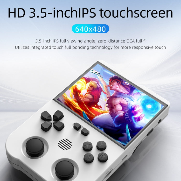 AMPOWN XU10 Handheld Game Console 3.5-Inch IPS Screen Linux System Portable Video Arcade 256G(White) - Pocket Console by AMPOWN | Online Shopping UK | buy2fix