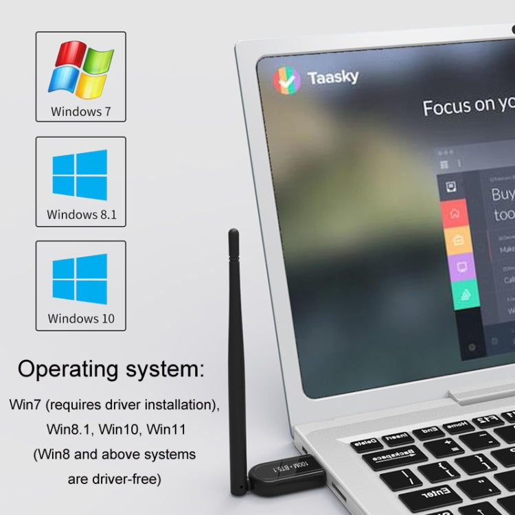 USB Bluetooth 5.1 Computer Adapter 100 Meters Receiving Transmitter - Bluetooth Dongle by buy2fix | Online Shopping UK | buy2fix