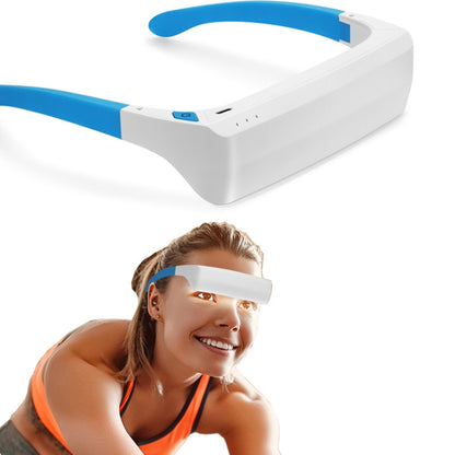 SAD Light Therapy Glasses Wearable UV-Free Blue & White LED Light Therapy Lamp English Version - Others by buy2fix | Online Shopping UK | buy2fix