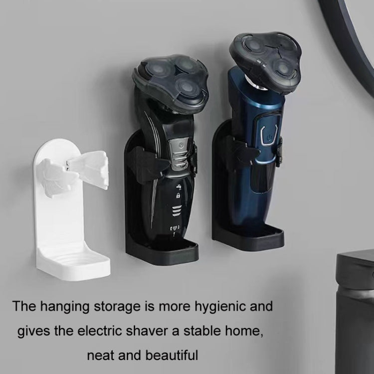Electric Shaver Punch-free Wall-mounted Bracket Storage Rack Base(Green) - Shelf & Hooks by buy2fix | Online Shopping UK | buy2fix