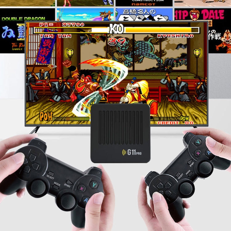 G11 PRO Game Machine TV Box Dual System HDMI HD 4K Retro Arcade, Style: 64G+Charging Handle - Pocket Console by buy2fix | Online Shopping UK | buy2fix