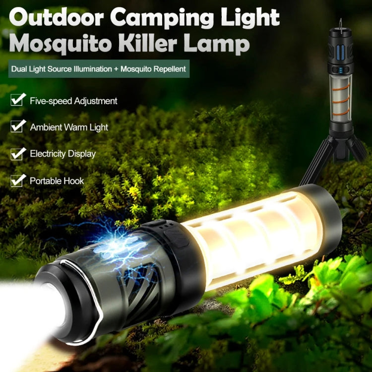 4 In 1 Outdoor Multi-function Flashlight Ambient Light Mosquito Repellent Lamp, Spec: Tripod Version - Camping Lighting by buy2fix | Online Shopping UK | buy2fix