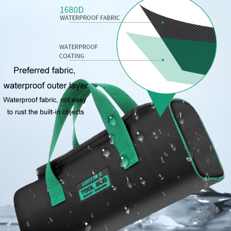 GREENER Fishing Toolkit Waterproof Thickened Oxford Fabric Storage Bag Canvas Handbag, Specification: Small Double Layer - Storage Bags & Boxes by GREENER | Online Shopping UK | buy2fix