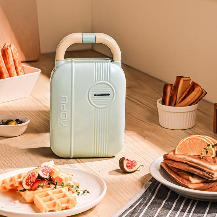 5 In 1 YIDPU Multifunctional Family Breakfast Maker Light Diet Sandwich Waffle Baker, CN Plug(Green) - Bulit-in Ovens & Accessories by YIDPU | Online Shopping UK | buy2fix