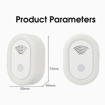 Adjustable Night Light Ultrasonic Mosquito Repeller Mini Home Electronic Mouse Repeller, Spec: EU Plug(White) - Repellents by buy2fix | Online Shopping UK | buy2fix