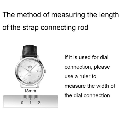 100pcs /Set 304 Stainless Steel Strap Connecting Rod Strap Switch Lugs, Spec: Double (1.8x19mm) - Watch Accessories & Parts by buy2fix | Online Shopping UK | buy2fix