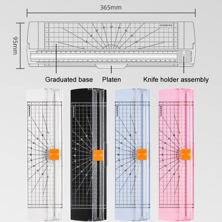 HUANMEI For A3 A4 A5 Paper Cutter With Pull-out Ruler DIY Small Portable Photo Die Cutting Machine(Black) - Paper Trimmer by HUANMEI | Online Shopping UK | buy2fix