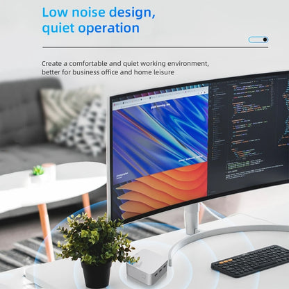 T8Plus Alder Lake-N100 4K Dual Band WIFI Bluetooth Office Game Portable Mini PC, Spec: 8G 512G EU Plug - Windows Mini PCs by buy2fix | Online Shopping UK | buy2fix