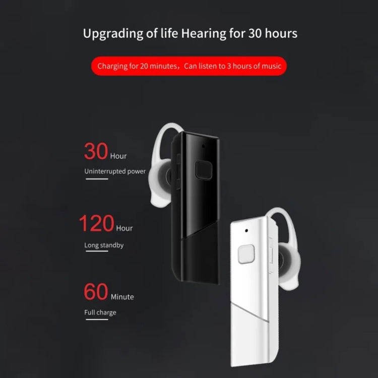 40 Languages Instant Real-Time Translation Smart Wireless BT5.0 Translation Earphone(Black) -  by buy2fix | Online Shopping UK | buy2fix