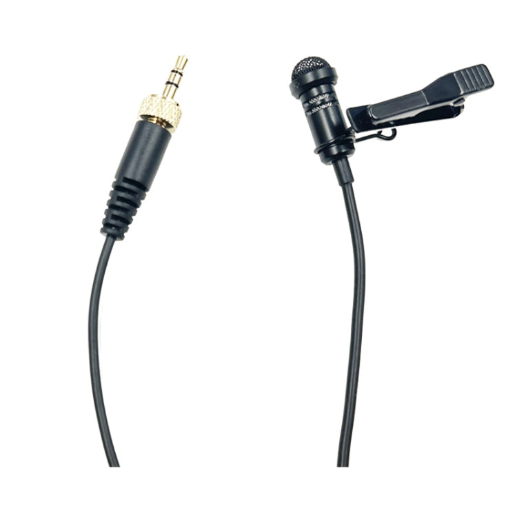 3.5mm Straight Internal Thread Plug Wireless Transmitting Lavalier Microphone, Length: 3m(Rabbit Fur Windproof Cover) - Microphone by buy2fix | Online Shopping UK | buy2fix