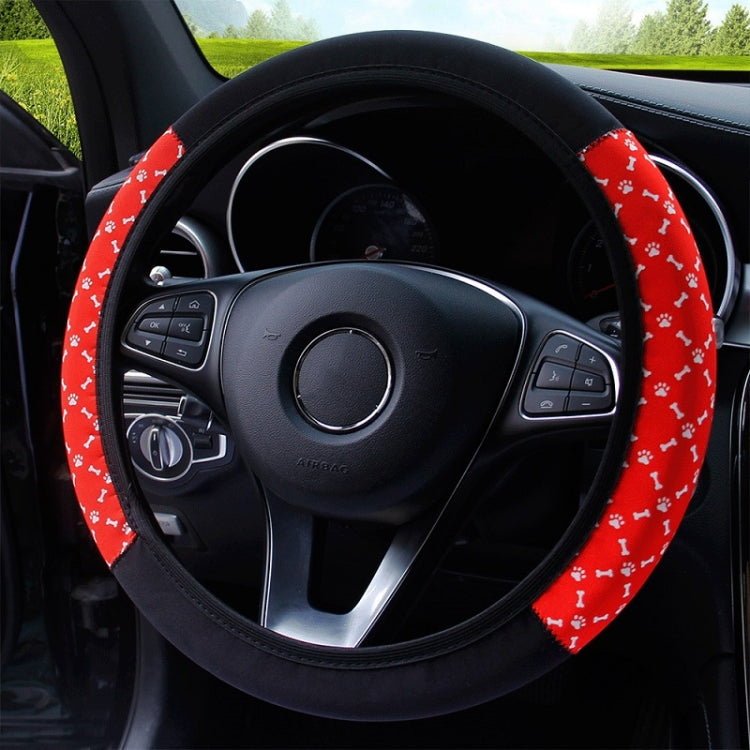 Color-blocked Neoprene Elastic Steering Wheel Cover Without Inner Ring(Random Pattern Delivery) - Steering Wheel Accessories by buy2fix | Online Shopping UK | buy2fix