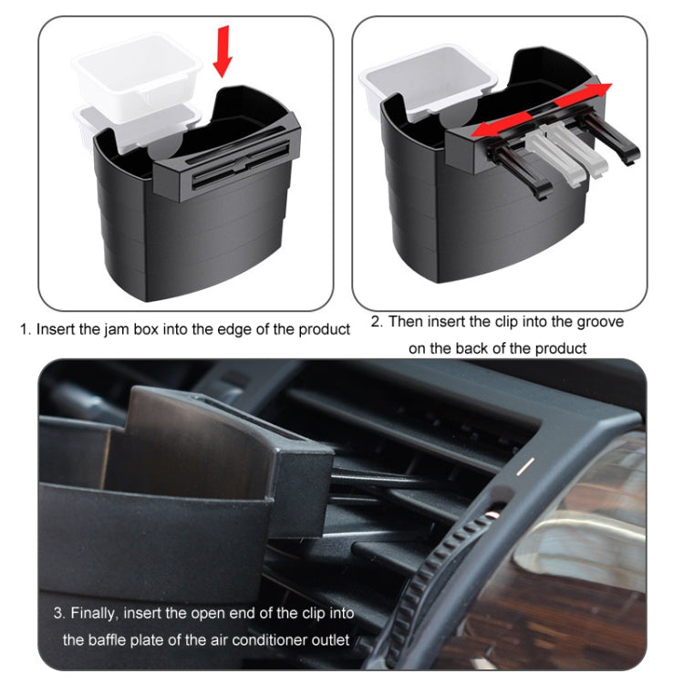 Car-Mounted French Fries Cup Holder Storage Box Multifunctional Trash Can, Model: SD-1019 - Stowing Tidying by buy2fix | Online Shopping UK | buy2fix