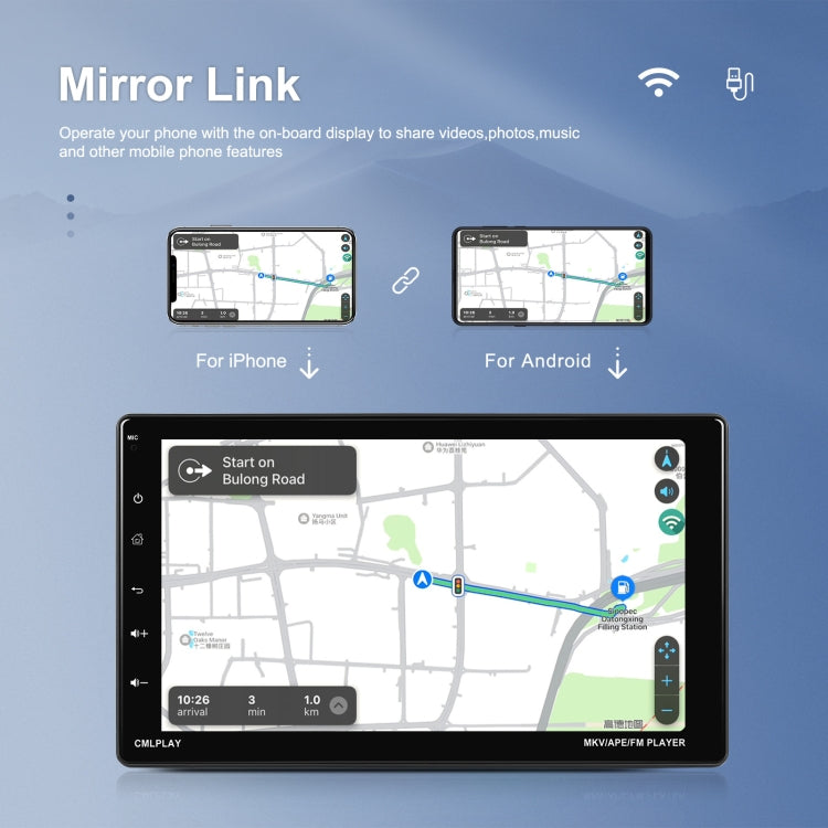 9 Inch Disassembly Screen MP5 Player Android Wireless CarPlay Reversing Image Integrated Machine(Standard) - Car MP3 & MP4 & MP5 by buy2fix | Online Shopping UK | buy2fix