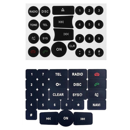 For Mercedes Benz C/E/GLK/W 2007-2014 Radio Button Repair Sticker(Style One) - Decorative Sticker by buy2fix | Online Shopping UK | buy2fix