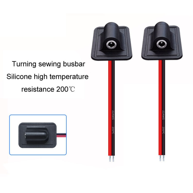 Micro Sewing Wire Charging Thermal Products Busbar Cord Protective Equipment Heating Power Cord - DIY Modified Charger by buy2fix | Online Shopping UK | buy2fix