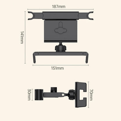 SD-1528D Car Dining Table Rear Foldable Storage Rack Computer Stand - Stowing Tidying by buy2fix | Online Shopping UK | buy2fix