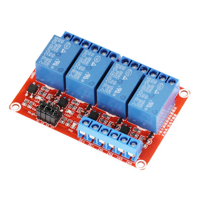 4 Way 5V Relay Module With Optocoupler Isolation Supports High And Low Level Trigger Expansion Board - Relay Module by buy2fix | Online Shopping UK | buy2fix