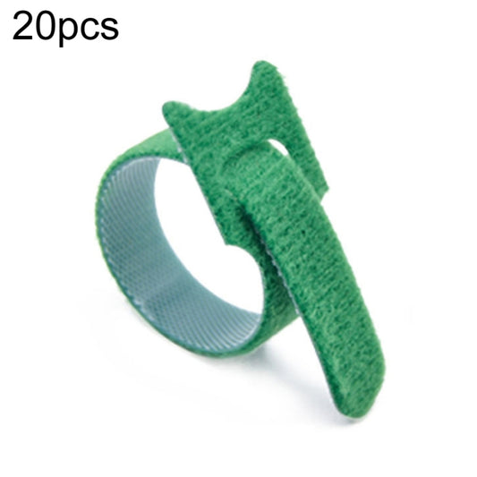 20pcs Nylon Fixed Packing Tying Strap Data Cable Storage Bundle, Model: 12 x 150mm Green - Cable Organizer by buy2fix | Online Shopping UK | buy2fix