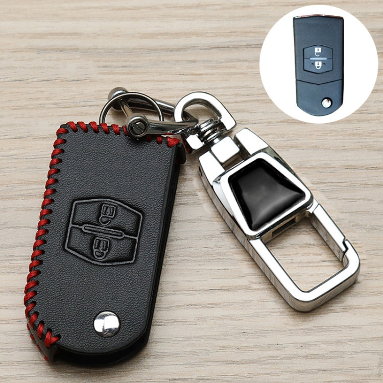 For Mazda Car Key Mover Multifunctional Keychain Anti-lost Number Plate(D) - Car Key Cases by buy2fix | Online Shopping UK | buy2fix