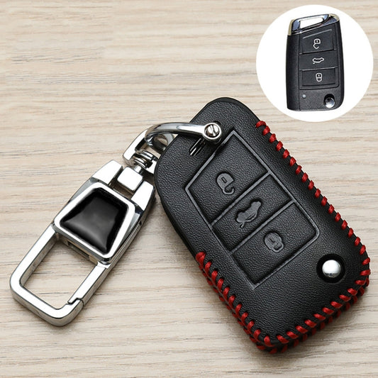 For Volkswagen Jetta Car Key Cover Multifunctional Keychain Anti-lost Number Plate(G) - Car Key Cases by buy2fix | Online Shopping UK | buy2fix