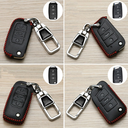 For Volkswagen Jetta Car Key Cover Multifunctional Keychain Anti-lost Number Plate(E) - Car Key Cases by buy2fix | Online Shopping UK | buy2fix