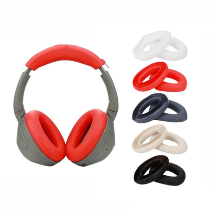 For Sony ULT Wear WH-Ult900N Headset 1pair Silicone Ear Pads Cushion Cover(Red) - Earmuff & Pad by buy2fix | Online Shopping UK | buy2fix