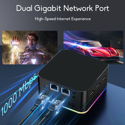 T9 Plus N100 DDR5 16G+256G US Plug 12th Alder Lake Dual Gigabit LAN+3 HDMI 4K HD Pocket Mini PC - Windows Mini PCs by buy2fix | Online Shopping UK | buy2fix