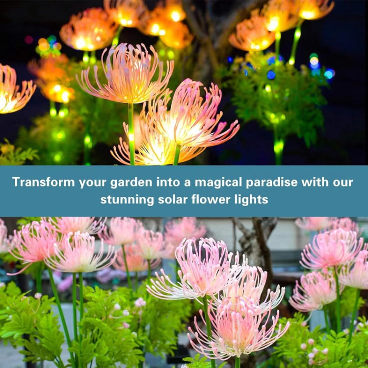 Solar Garden Decorative Lights LED Outdoor Glowing Petals Waterproof Ground Plug Ambient Lights(Flowers) - Solar Lights by buy2fix | Online Shopping UK | buy2fix