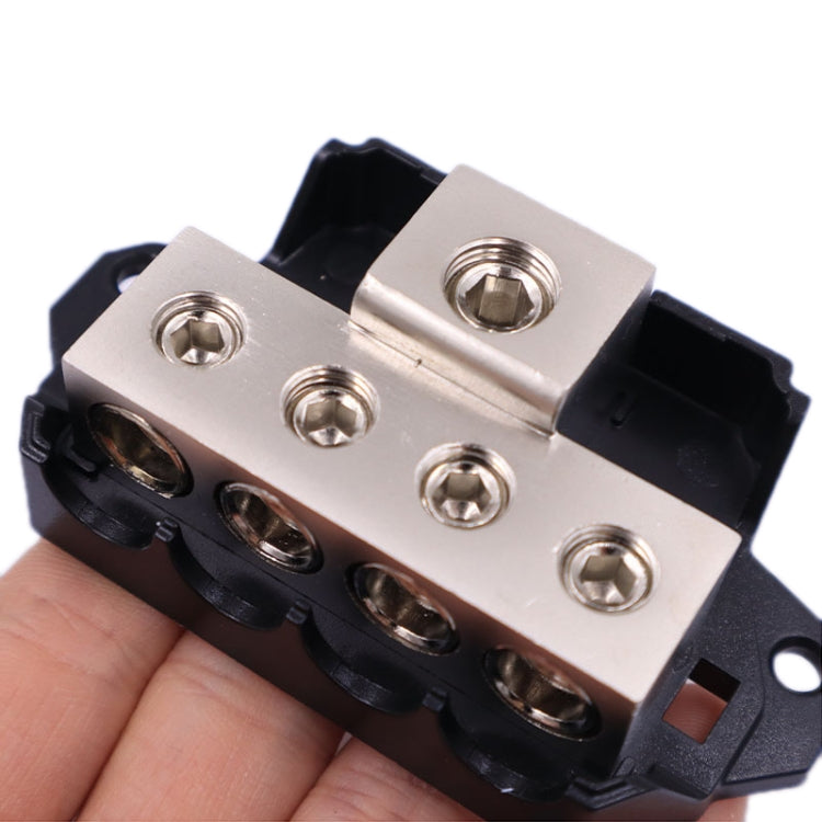 1 To 4 Car Audio Amplifier Modification Fuse Ground Box Hub - Fuse by buy2fix | Online Shopping UK | buy2fix