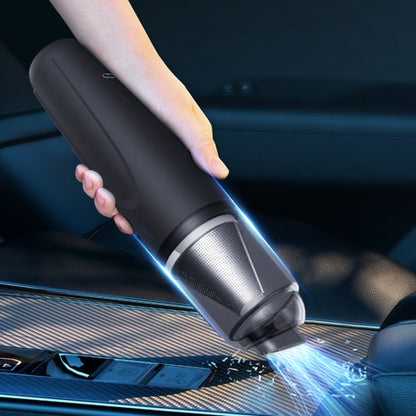 3 in 1 Mini Wireless Charging Handheld Car Vacuum Cleaner(Stainless Steel Filter Black) - Vacuum Cleaner by buy2fix | Online Shopping UK | buy2fix