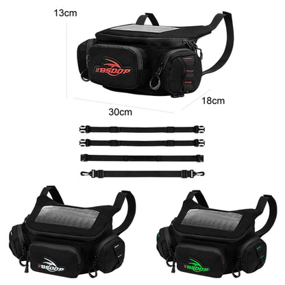 BSDDP Motorcycle Front Bag Waterproof Multifunctional Riding Waist Bag(Red Label) - Bags & Luggages by BSDDP | Online Shopping UK | buy2fix