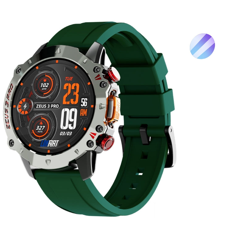 LOKMAT ZEUS3 Pro 1.39-Inch 5ATM Waterproof Outdoor Sports Bluetooth Call Smart Watch(Green) - Smart Watches by LOKMAT | Online Shopping UK | buy2fix