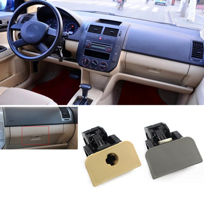 For 2002-2009 Volkswagen Polo OE 6Q0857131D Glove Box Lid Handle, Color: Beige With Hole - Door Handles by buy2fix | Online Shopping UK | buy2fix