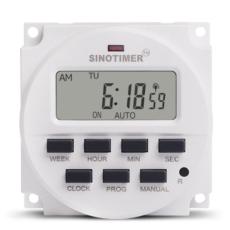 SINOTIMER TM618SH  1 Second Interval Digital LCD Timer Switch Programmable Time Relay 12V - Switch by SINOTIMER | Online Shopping UK | buy2fix