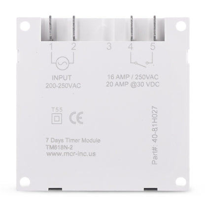 SINOTIMER TM618N-2 220V 7 Days Weekly Programmable Digital Electronic Timer Switch - Switch by SINOTIMER | Online Shopping UK | buy2fix