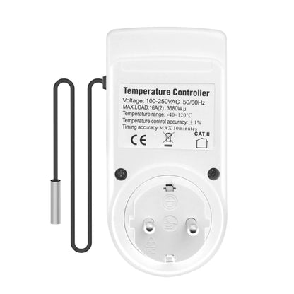 Intelligent Digital Thermostat Countdown Temperature Control Switch Socket Timing Temperature Controller(EU) - Smart Socket by buy2fix | Online Shopping UK | buy2fix