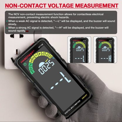 HABOTEST Automatic Range Digital Display Ultra-Clear Intelligent Current Multimeter - Digital Multimeter by HABOTEST | Online Shopping UK | buy2fix