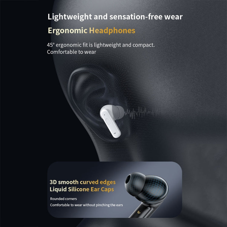 LY30 Full-color Touch Screen ANC+ENC Noise Reduction Wireless Bluetooth Earphones(Black) - TWS Earphone by buy2fix | Online Shopping UK | buy2fix